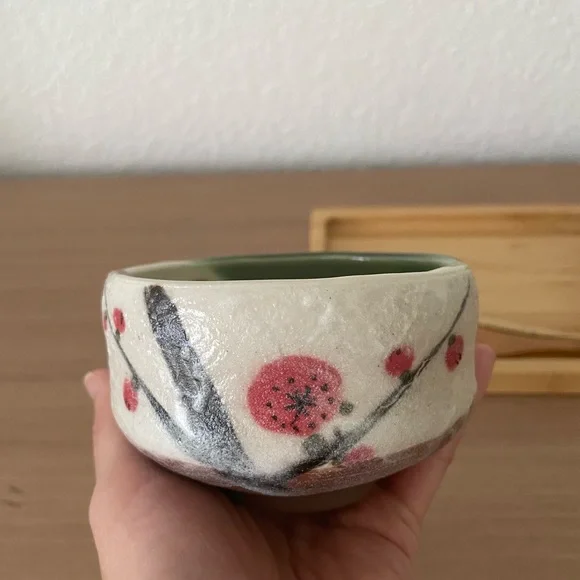 Plum Blossom Matcha Bowl - Picture 1 of 6